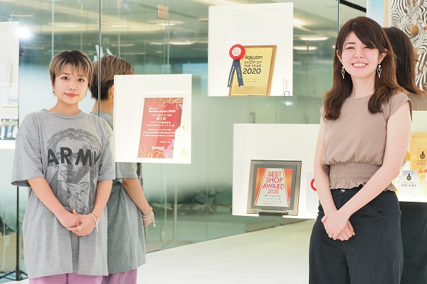 楽天ショップ・オブ・ザ・イヤーをはじめ、様々な賞を受賞
