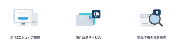 多言語に対応し越境ECに向いている