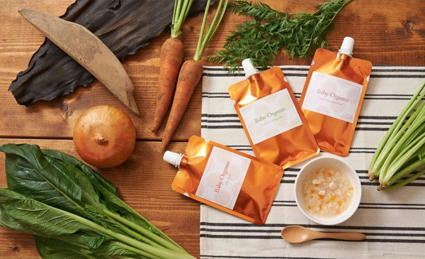 開発したオーガニックベビーフード『Baby Orgente』