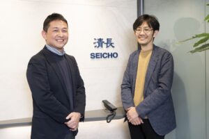 株式会社清長　日朝 健一さん（写真左） ロジザード株式会社　亀田 尚克さん（写真右）