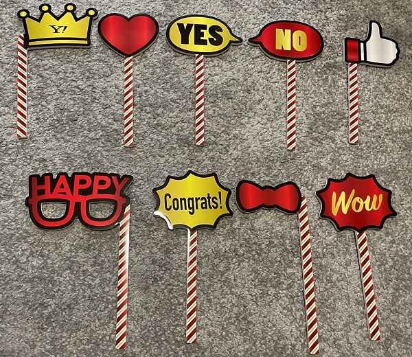 贈られたプロップは９種類