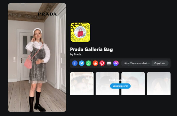 Snapchat- Prada