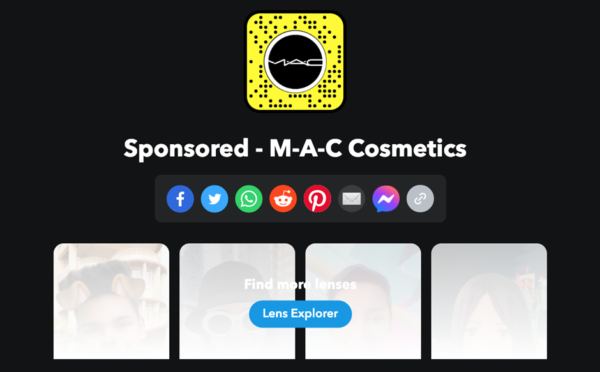 Snapchat- M-A-C Cosmetics