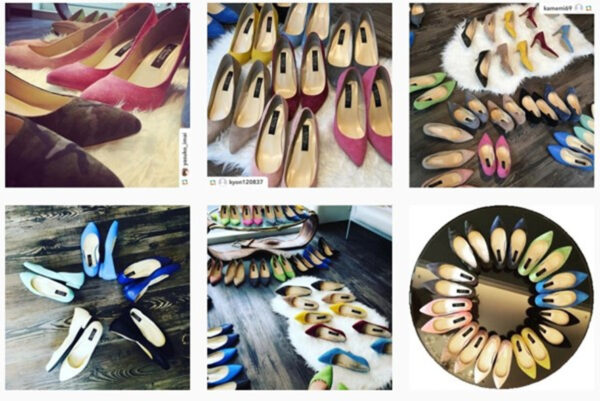 商品の掲載やリポストが多い初期の投稿