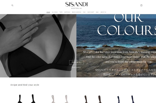 テンプレートを利用してサイトを作成した