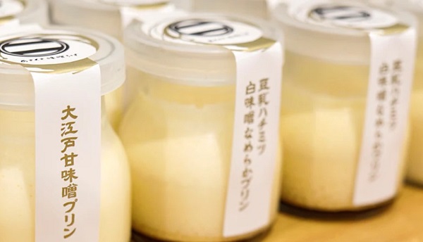 人気商品の味噌プリン