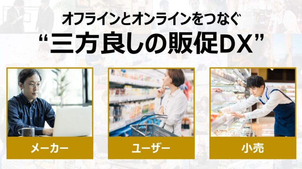 “三方良しの販促DX“で1,000億円を目指す