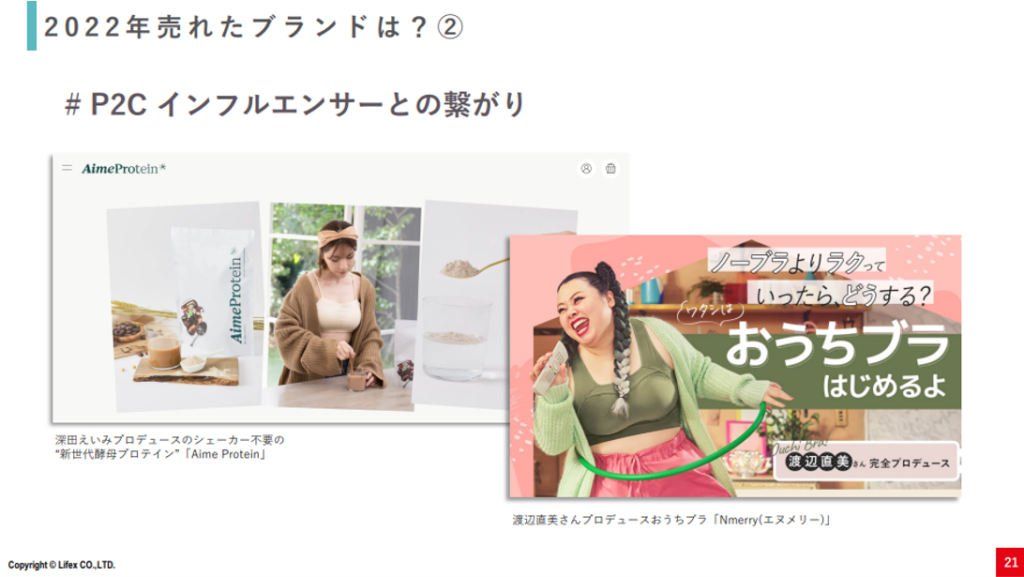 P2Cインフルエンサーとの繋がり