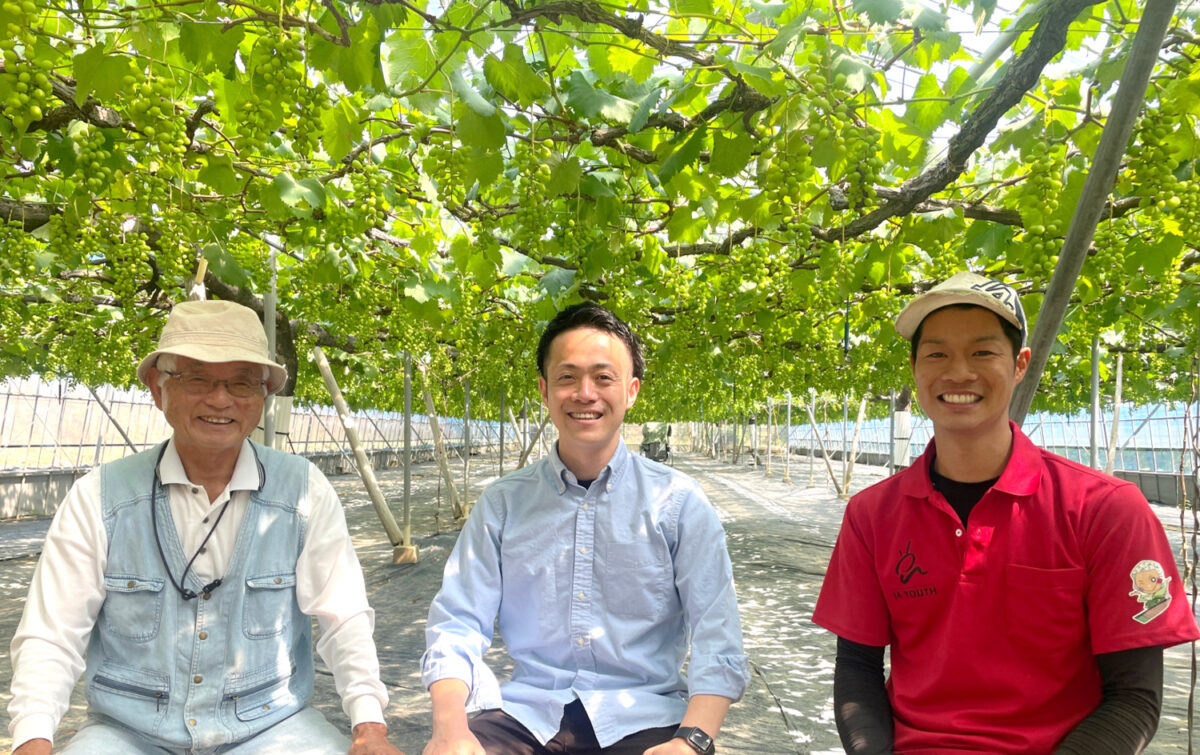 鹿児島農家の方々と一緒にパシャリ