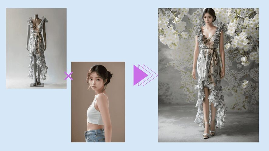 5位 生成AIでモデル撮影の時間とコストを大幅削減できるサービス「アイファモ (AI Fashion Model)」をリリース 商品画像を送るだけでプロフェッショナルなビジュアルを実現