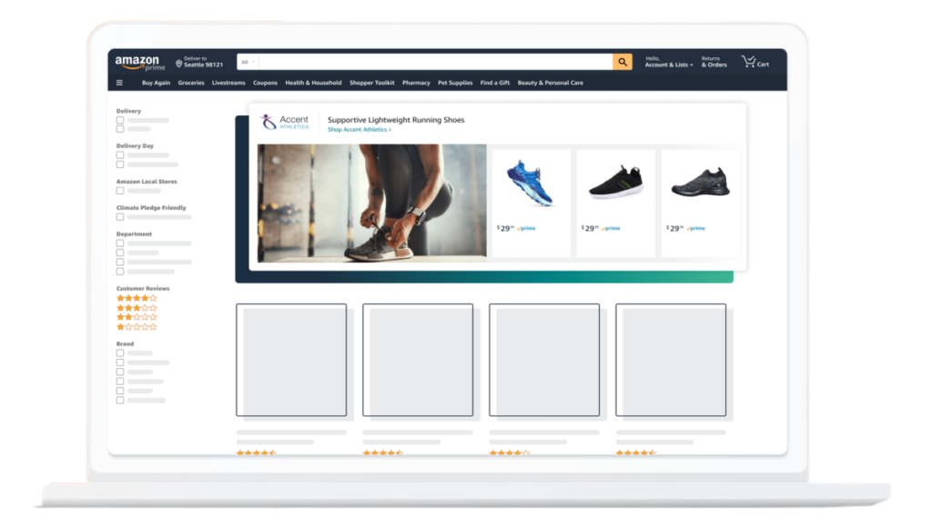 画像引用元：スポンサーブランド広告 - ブランド認知度の向上 | Amazon Ads