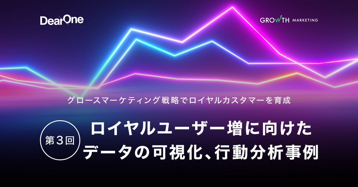 ロイヤルユーザー増に向けたデータの可視化、行動分析事例：グロースマーケティング戦略でロイヤルカスタマーを育成【第３回】