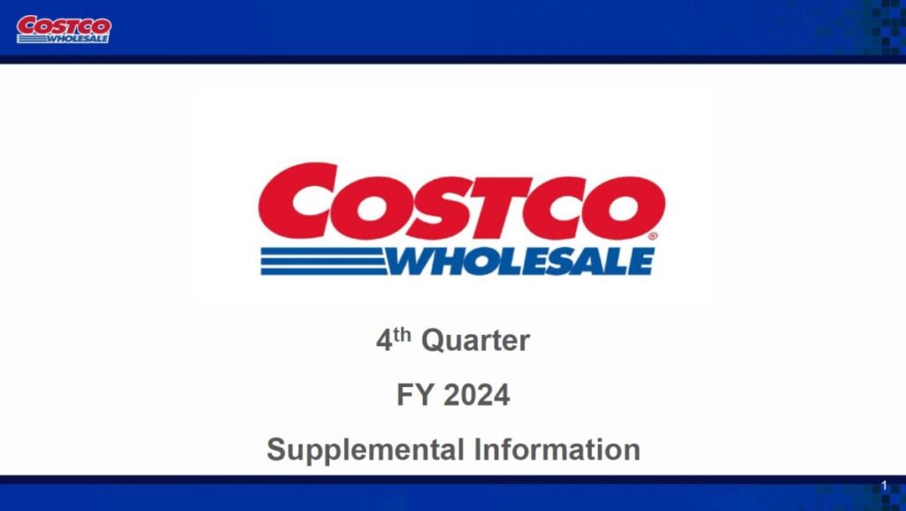 コストコ、2024年度第４四半期決算を発表：オンライン事業は好調も客単価は減少