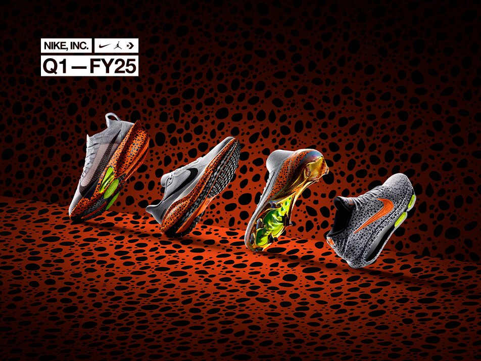 ナイキ、2025年度第１四半期決算発表：売上減少とデジタル分野の停滞に直面