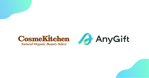 AnyReachがCosme Kitchenにeギフトサービス「AnyGift」を提供開始。サプライズギフトが手軽に！