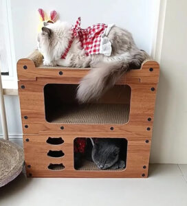 三層設計キャットハウス