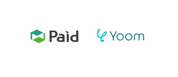 ラクーンフィナンシャルが提供する「Paid」とYooｍの提携により請求業務が効率化