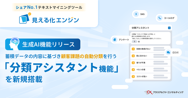 プラスアルファ・コンサルティング、生成AIを活用した新機能を「見える化エンジン」に搭載