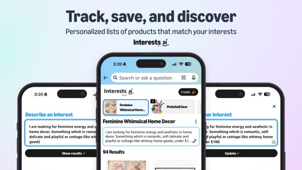 Amazon Interestsとは？アマゾンが米国で提供を開始した“関心事に応じた商品提案”AI機能