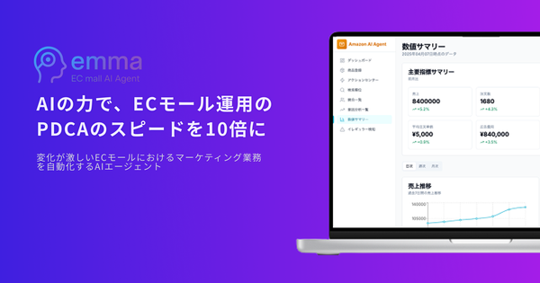 RUFU株式会社、ECモール運用を効率化するAIエージェント「emma」提供開始 - Amazon・楽天でのマーケティング業務を自動化