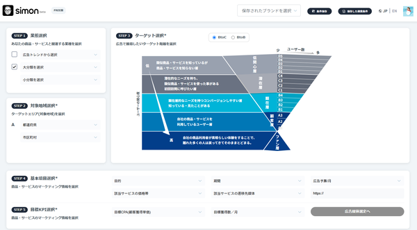 Baymon、AIマーケティングプラットフォーム「simon」β版をリリース - AI技術で広告媒体選定を効率化