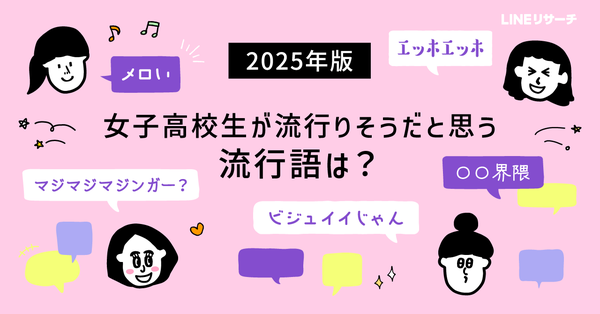 【2025年最新調査】女子高校生が選ぶ流行語ランキング、1位は「エッホエッホ」- LINEリサーチ