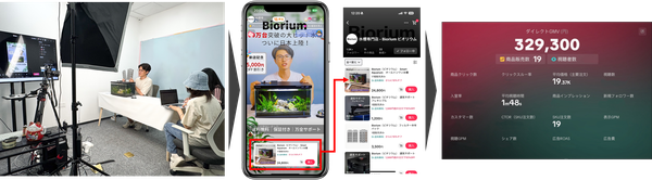 インアゴーラ、TikTok Shopに参入しスマート水槽「Biorium」の販売開始 - 日本初のTikTokライブで実績