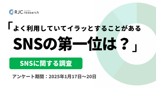 RJCリサーチの調査結果：「X（旧Twitter）」が最もイラッとするSNS、約3割がミュート・ブロックで対処