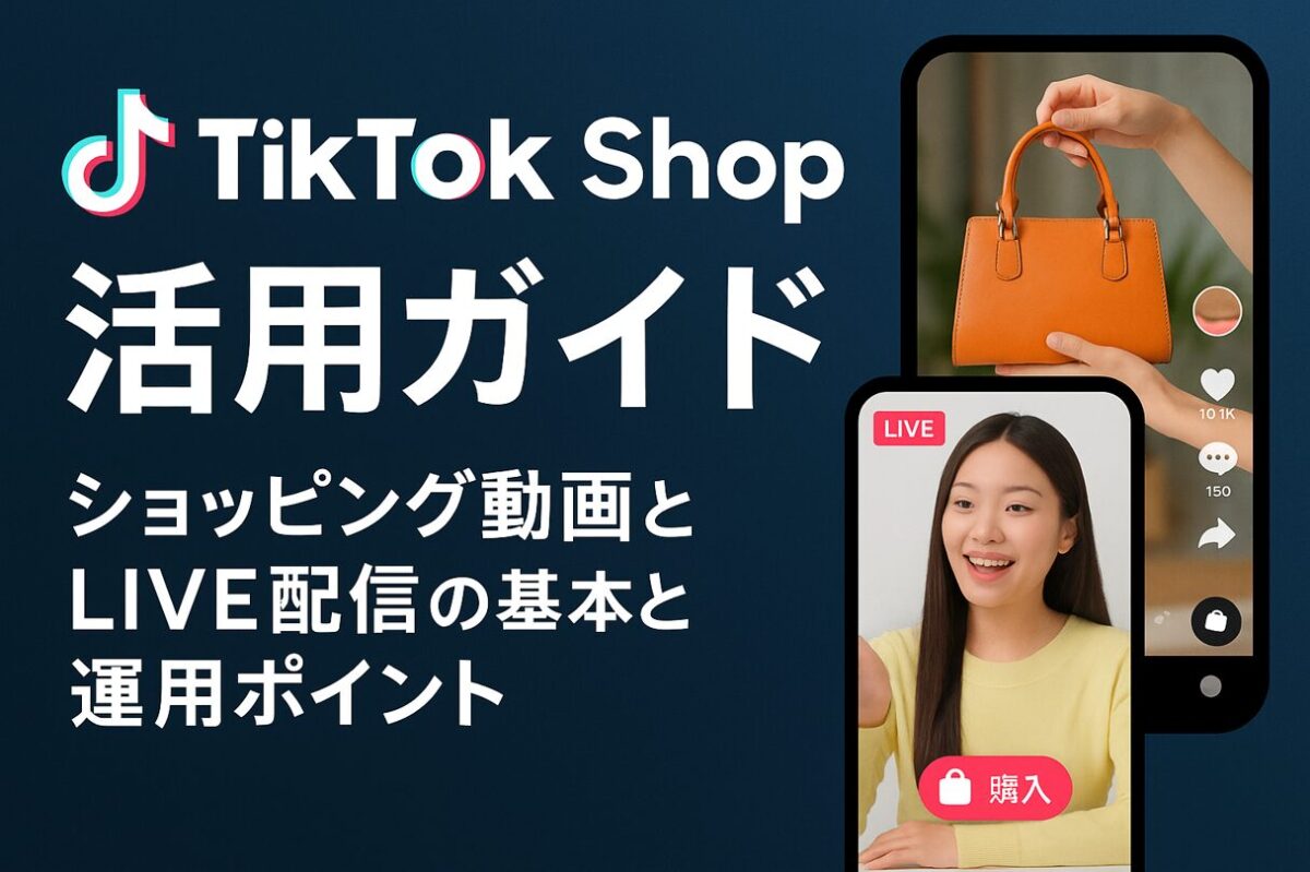 TikTok Shop活用ガイド:ショッピング動画とLIVE配信の基本と運用ポイント