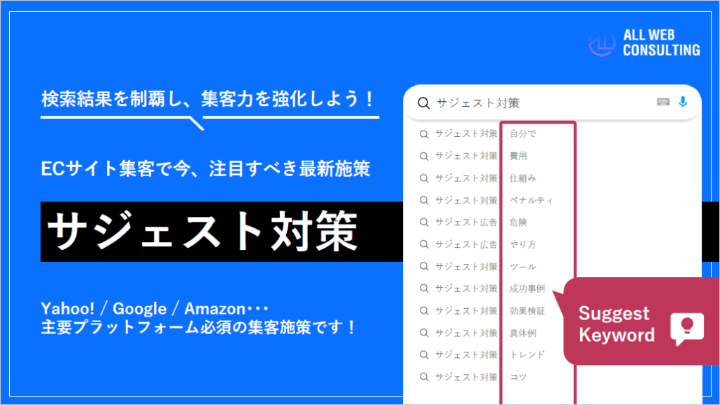 ALL WEB CONSULTING サジェスト対策【資料ダウンロード】