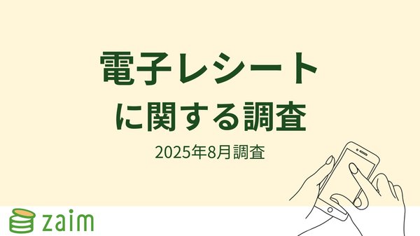 電子レシートの認知度は約4割・利用経験者の6割以上が今後も利用希望、紙レシートへの不満は「ゴミ増加」「かさばる」- Zaim調査