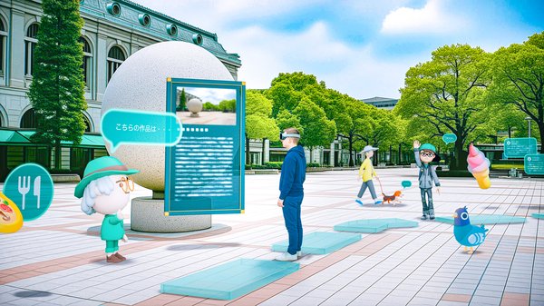 博報堂ＤＹとMESON、都市空間でのAR情報提示に関する実証実験を実施 - 「モーション・サイバービューイング」で未来の都市体験を設計