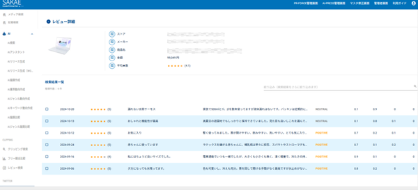 共同ピーアール、広報・PRオペレーションツール「SAKAE」で消費者レビュー活用したAI分析運用開始