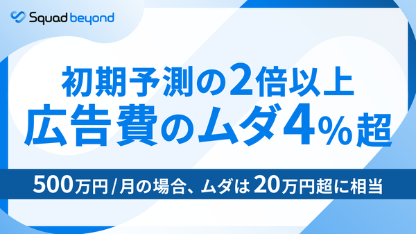 【調査結果】広告配信の約4%が無駄に？Squad beyondが明かすアドフラウドの実態と新対策「ムダ広告ストップ」の詳細