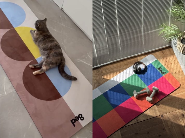 Canvas Stretch Mat 「Yumcha(左)」 / 「Power(右)」