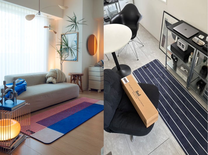 Canvas Stretch Mat 「Brooklyn(左)」 / 「Horizon(右)」