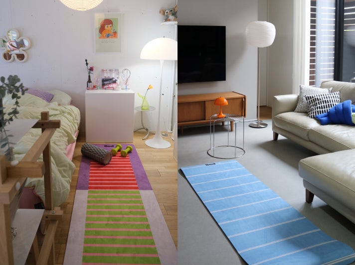 Canvas Stretch Mat 「Havana(左)」 / 「Good day(右)」