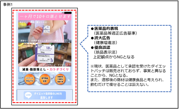 株式会社REGAL COREによる薬機法・景表法違反表現に関する調査結果