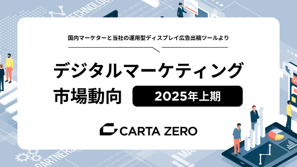 CARTA ZERO、2025年上期デジタルマーケティング市場動向調査を発表 - ソーシャル広告とビデオ広告が大幅成長、生成AI活用は約9割に