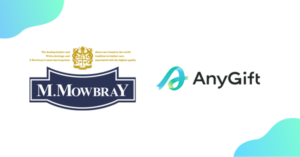 M.MOWBRAY公式オンラインショップ、住所不要で贈れるeギフトサービス「AnyGift」を導入開始