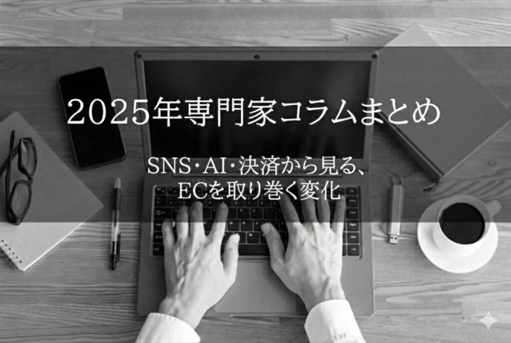 【2025年専門家コラムまとめ/前編】SNS・AI・決済から見る、ECを取り巻く変化