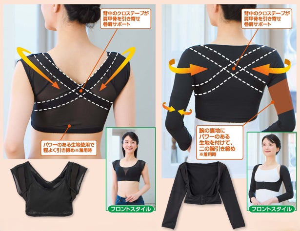姿勢サポートブラジャー・姿勢サポーター