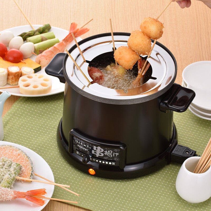 ほんわかふぇ 電気卓上串揚げ鍋