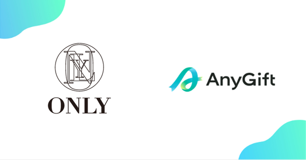 AnyReach、ONLYにeギフトサービス「AnyGift」を導入し物理ギフトカードの提供を開始